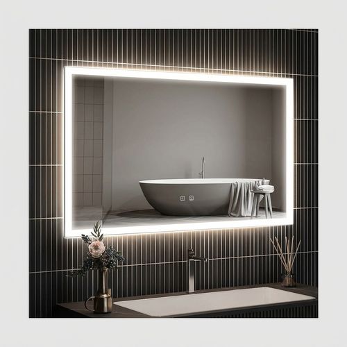 APRILSOUL 42x30 Inch LED Bathroom Mirror with Lights